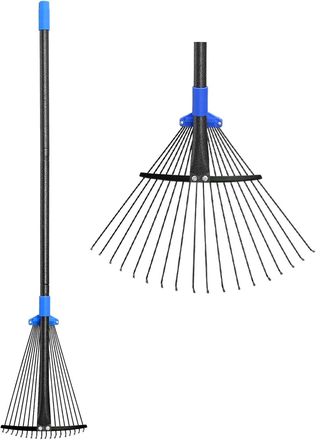 Versatile Adjustable Leaf Rake: 8-17