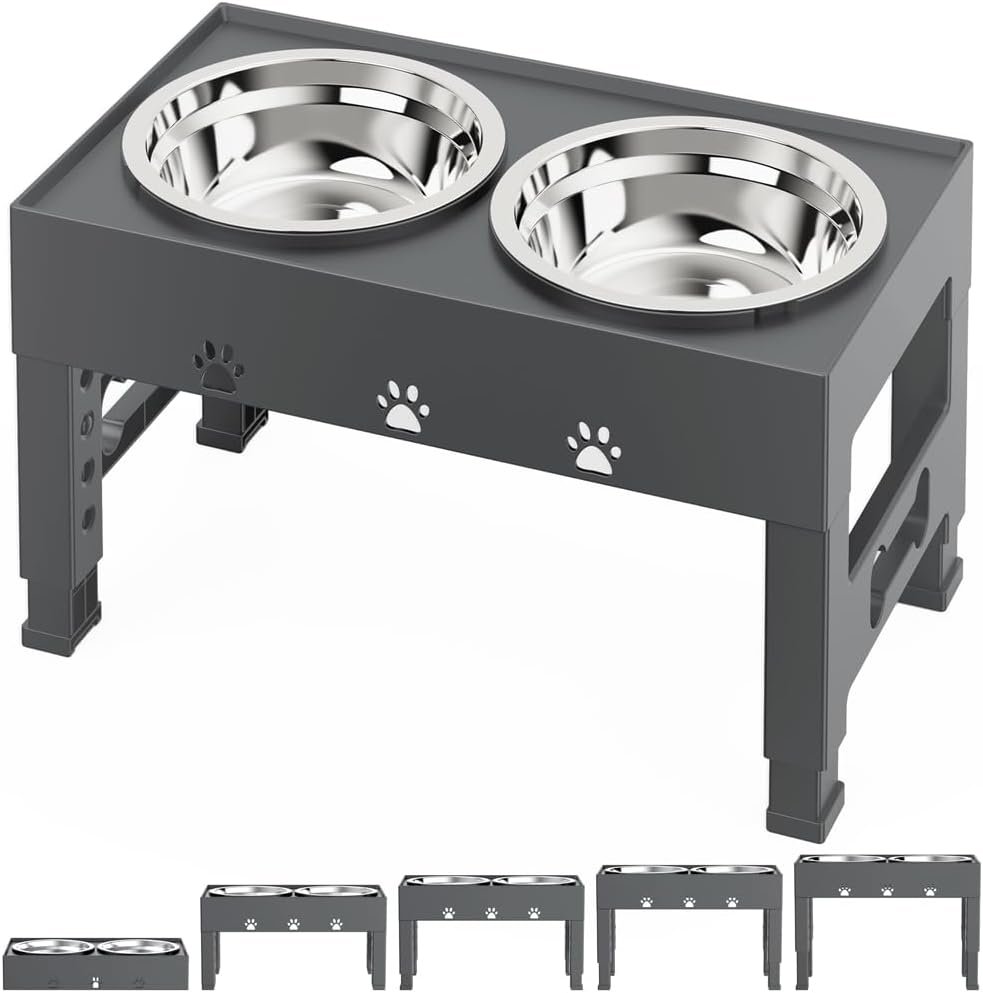 Perfect Height: Adjustable Raised Dog Bowls for Every Dog