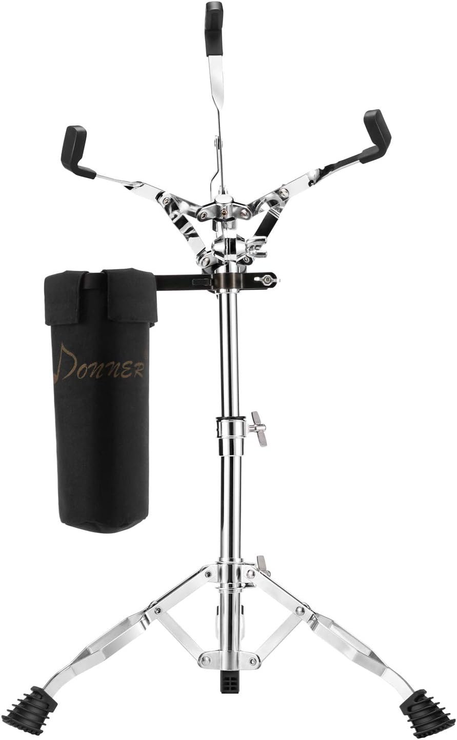 Adjustable Snare Drum Stand with Drumstick Holder