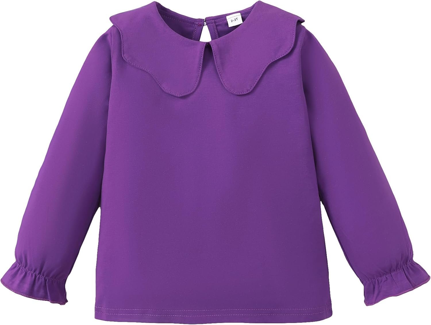 Adorable Ruffle Collar Tees for Toddler Girls