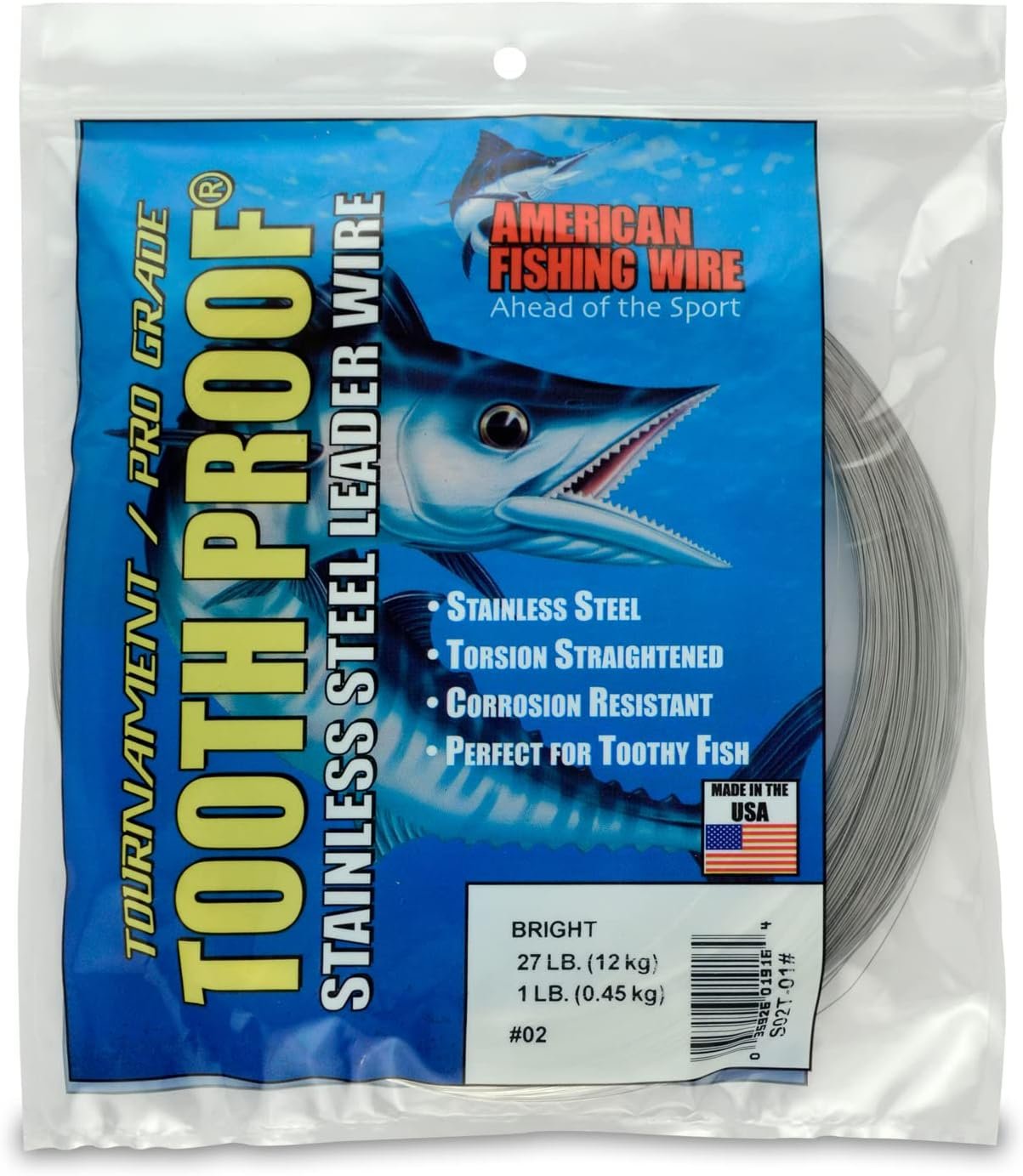 AFW Tooth Proof Leader Wire for Toothy Fish
