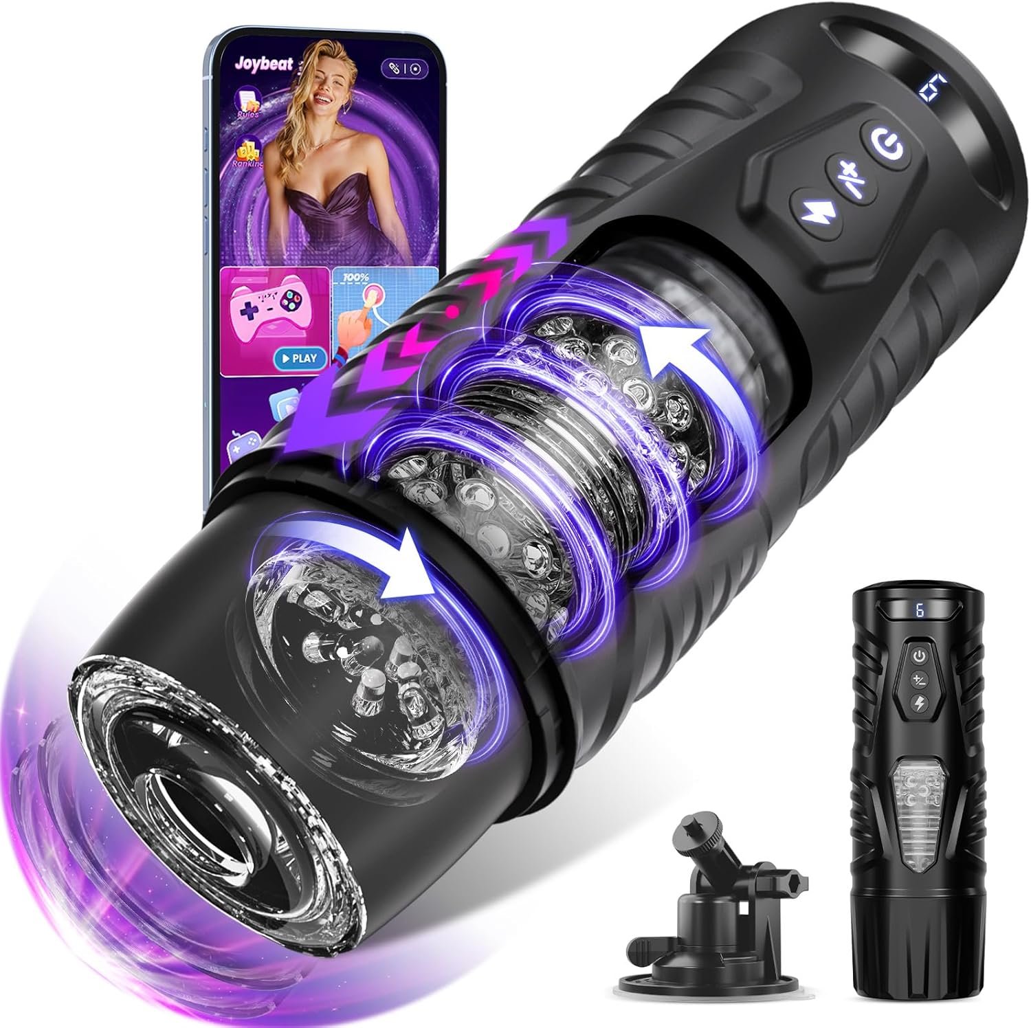 AI-Powered Interactive Masturbator with 14 Modes of Pleasure