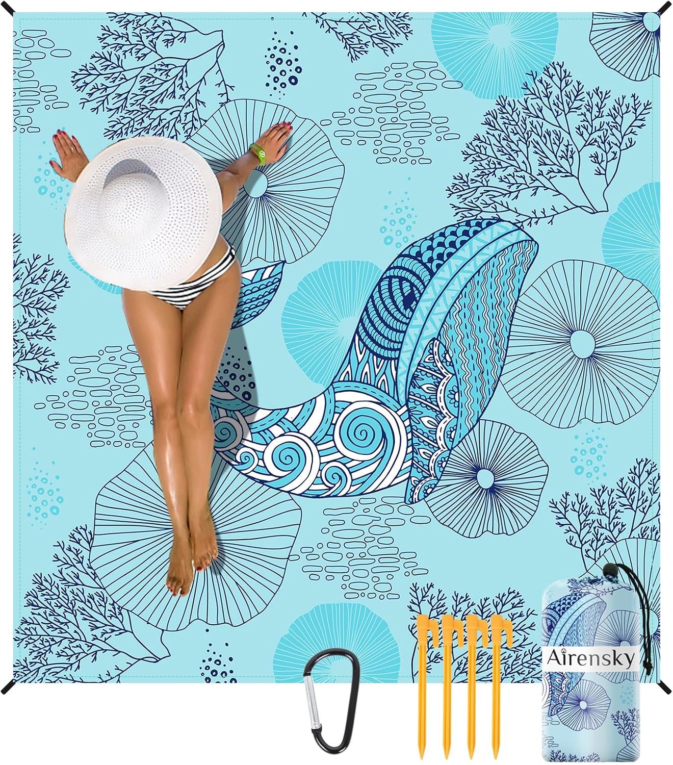 Experience Comfort with the Airensky Beach Blanket