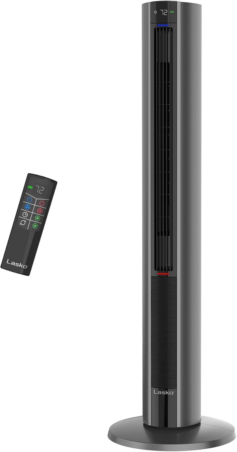 All-Season Comfort: Fan & Heater Tower