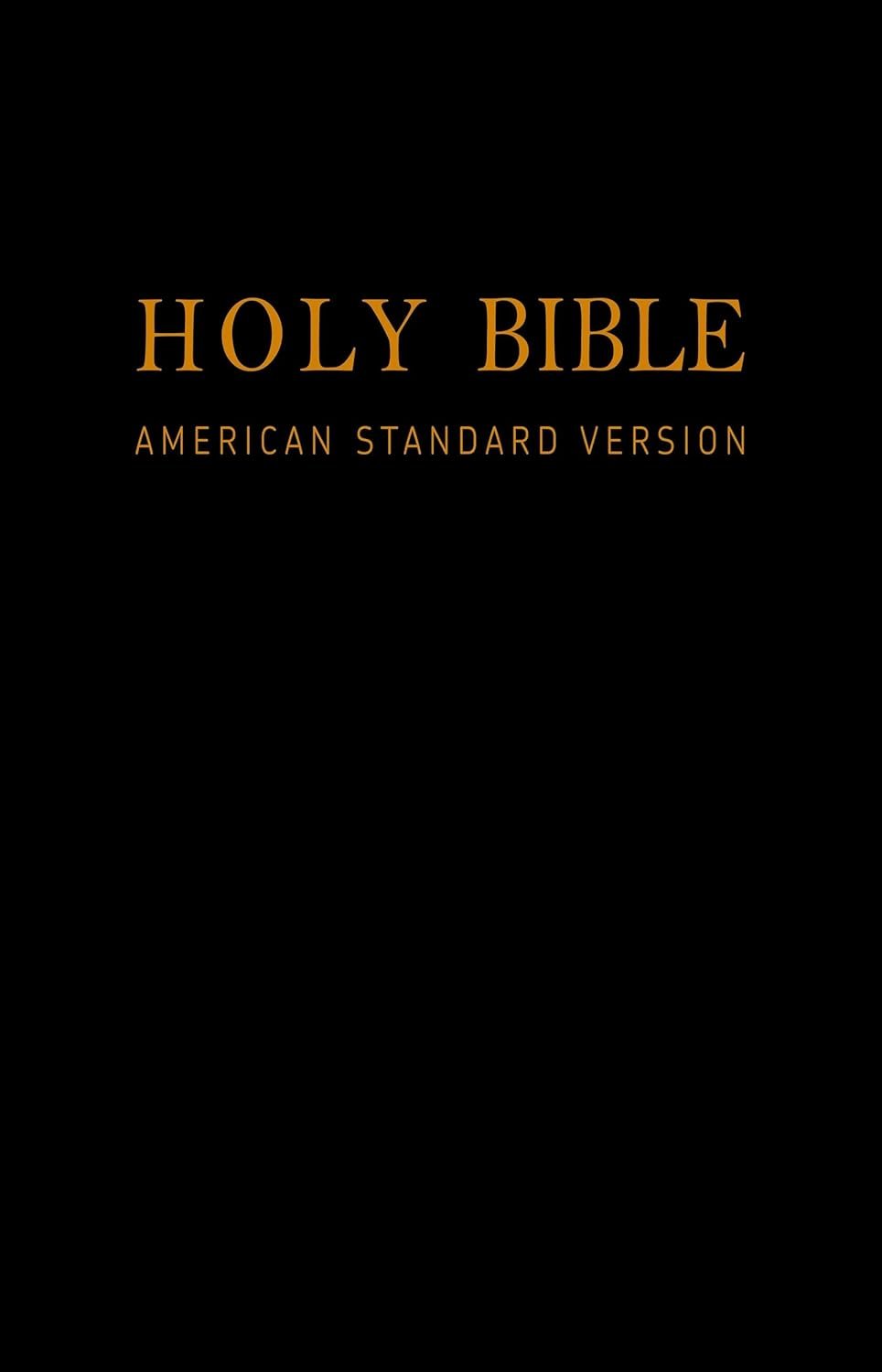 American Standard Version Bible - E-Reader Edition