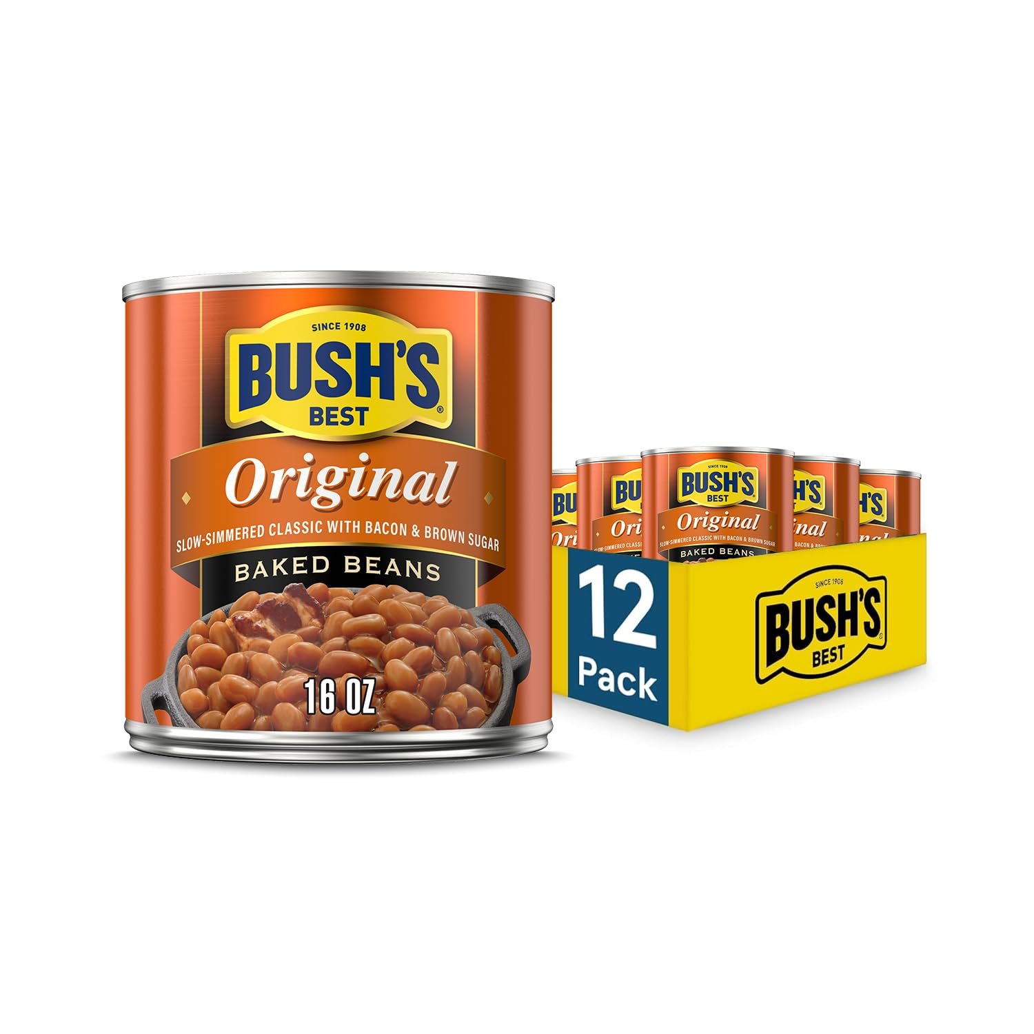America's Classic Baked Beans - High Protein, Low Fat, Gluten Free