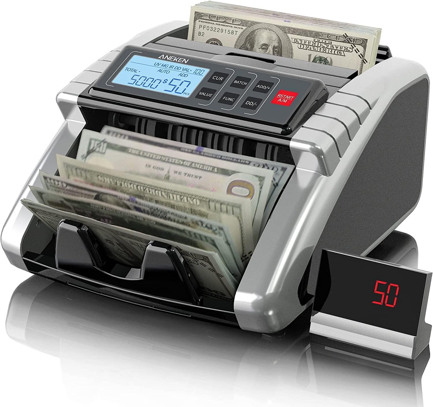 Professional Money Counter with Counterfeit Detection