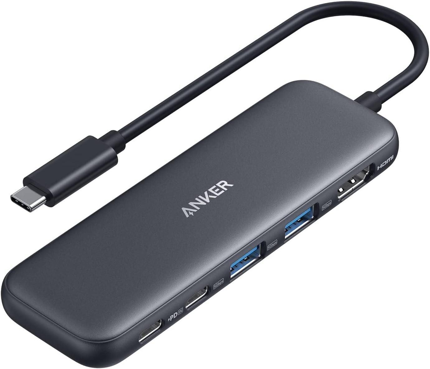 Anker 5-in-1 USB-C Hub: 4K HDMI + Powered Ports