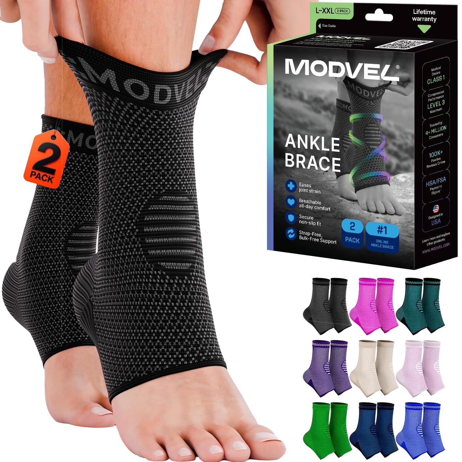 Ankle Brace Socks for Fast Foot Pain Relief