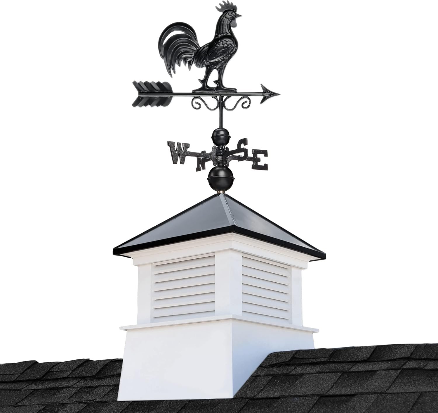 Architectural Cupola with Rooster Weathervane