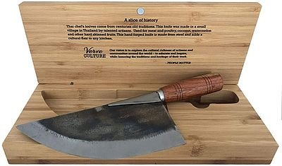 Artisan Forged Steel Thai Moon Knives
