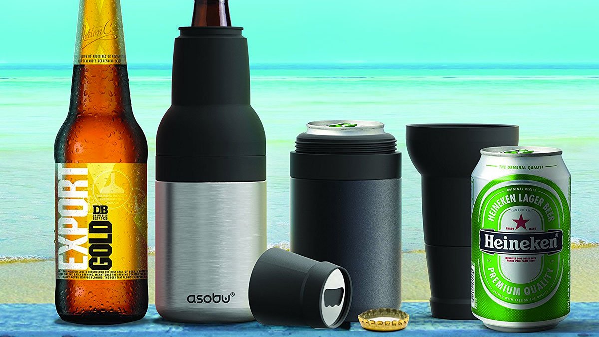 Asobu Frosty Beer 2 Go Bottle & Can Cooler
