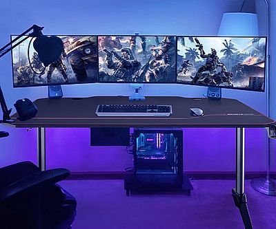 AuAg 55″ Gaming Computer Desk