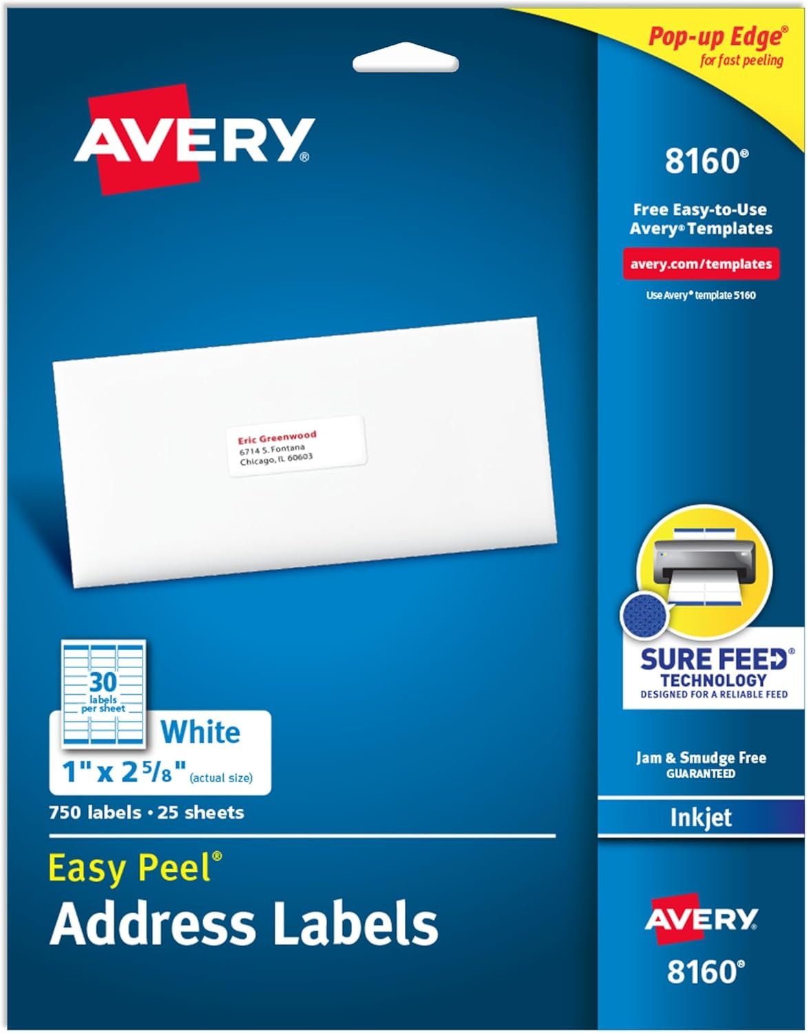 Avery Easy Peel Address Labels for Effortless Organization