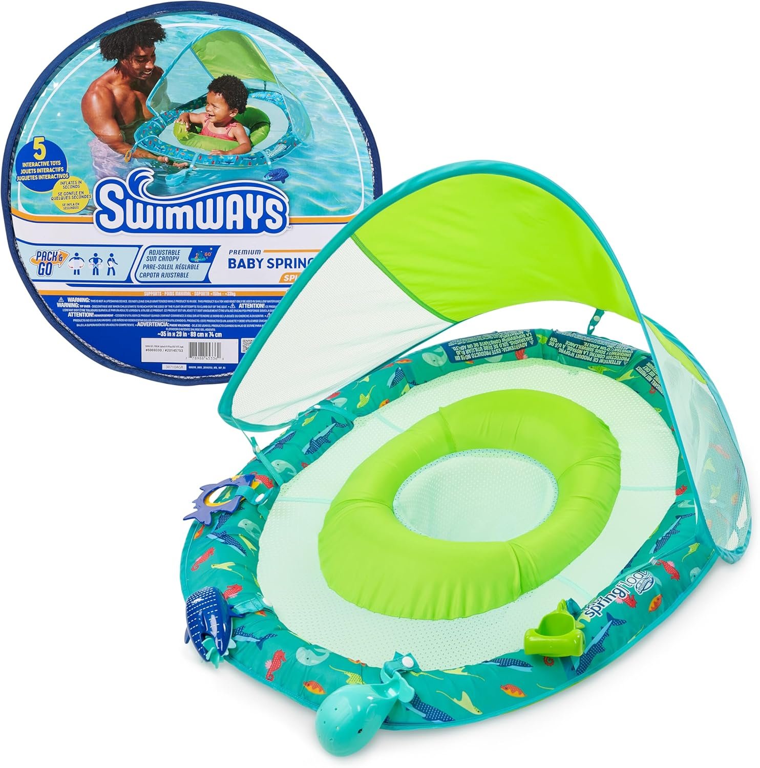 Bouncy Stability for Baby's First Pool Splashes