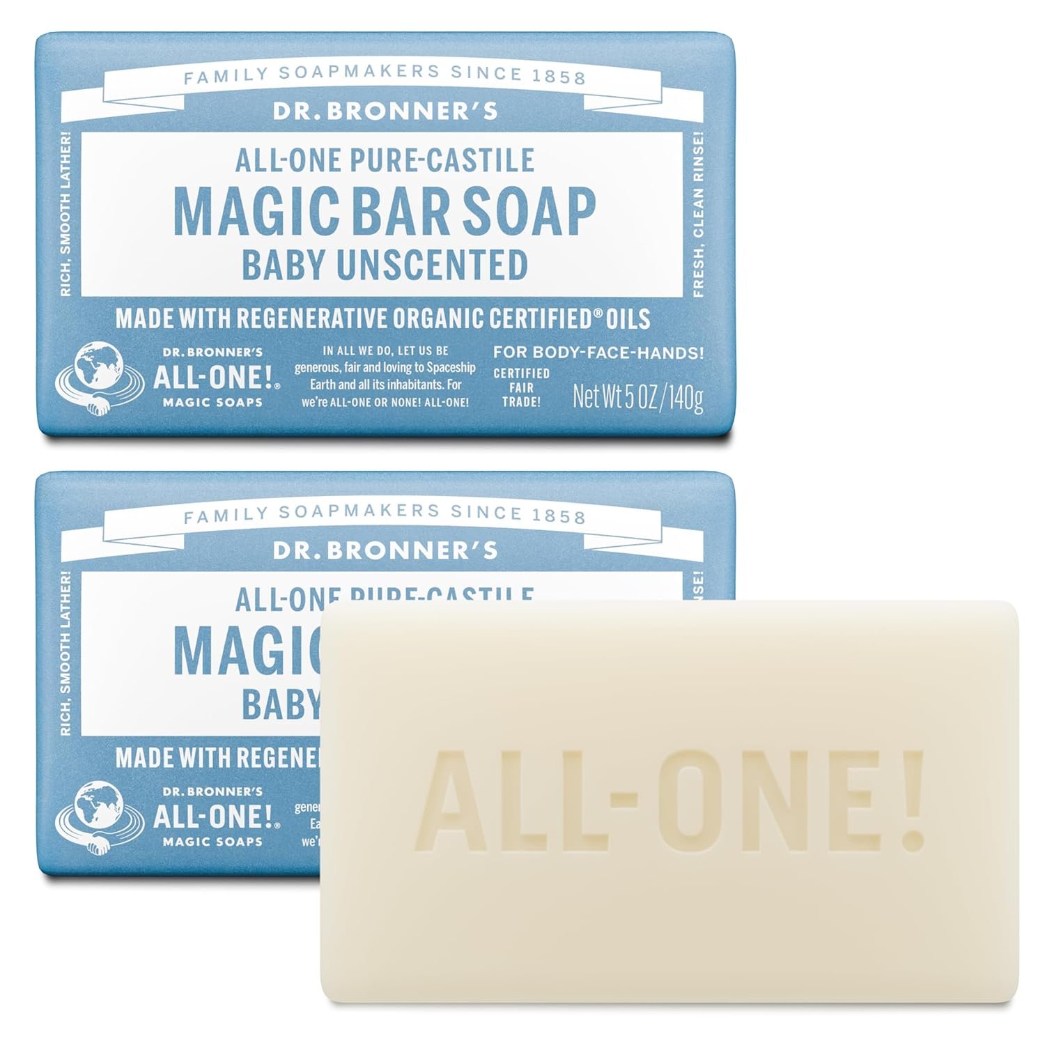 Gentle Baby Unscented Magic Soap Bars