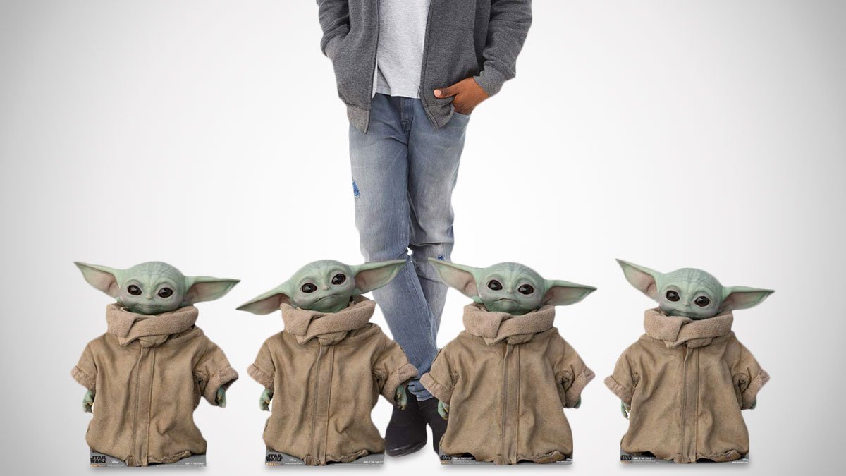 Baby Yoda Life-Size Cardboard Cutouts