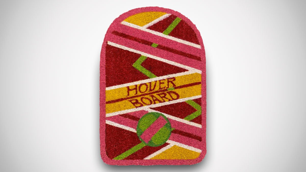 Back to the Future Hoverboard Doormat