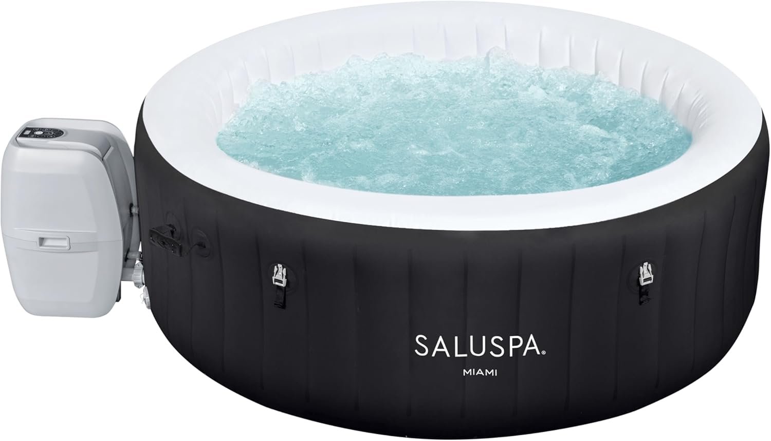 Backyard Luxury: Portable Hot Tub for 4