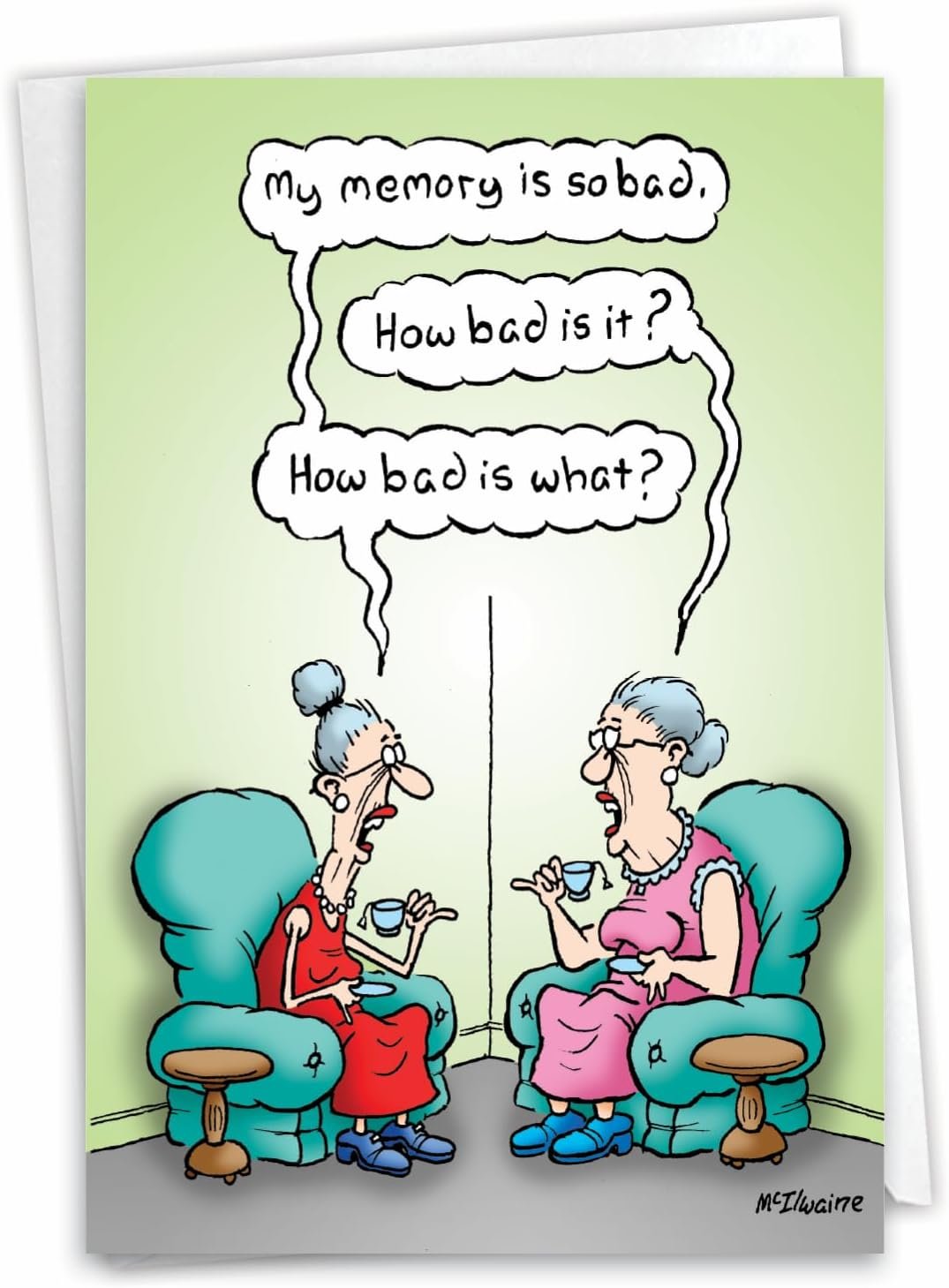 Bad Memory? No Worries! Funny Birthday Card for Her