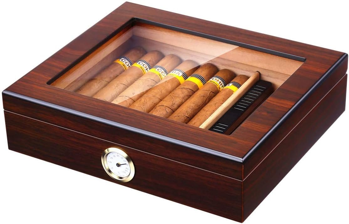 Premium Bald Eagle Cigar Humidor: Handcrafted Cedar Haven