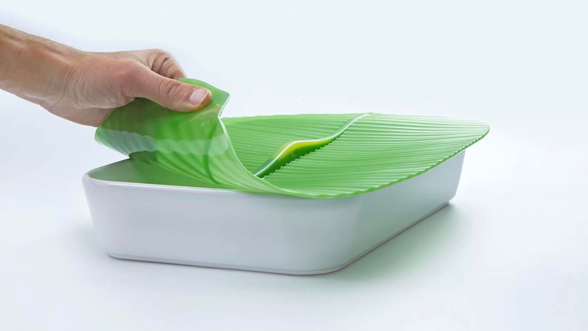 Banana Leaf Silicone Lid for Food Storage & Cooking