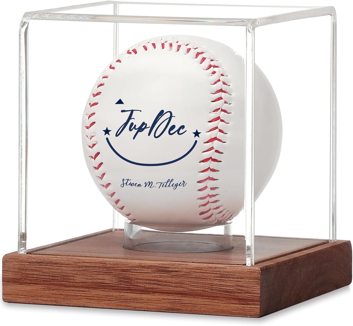 Safely Showcase Your Baseball in Acrylic Cube Style