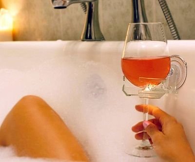 Bath Wine Glass Holder