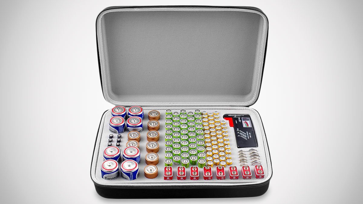 Battery Organizer Storage Box