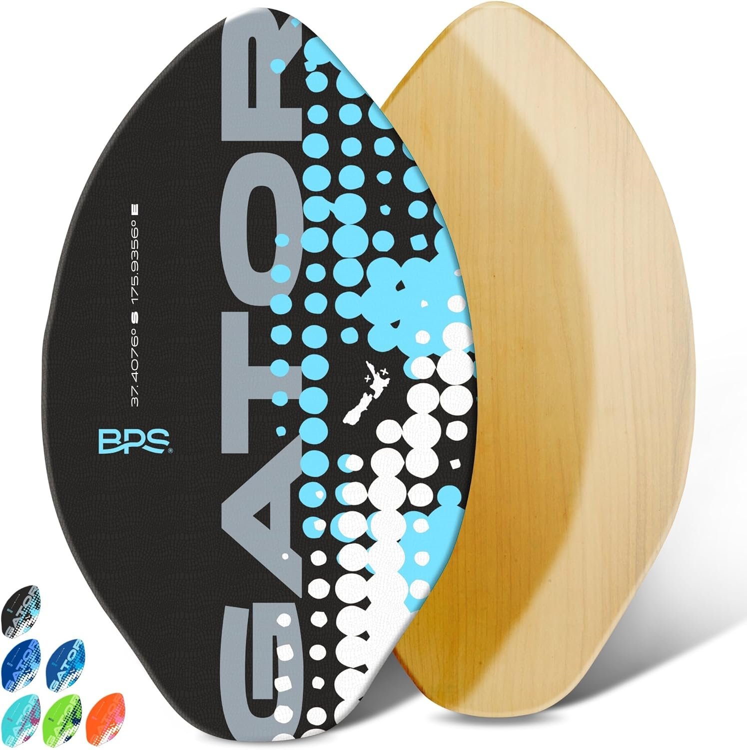 Beach Ready Skimboard: No Wax, Just Waves - Perfect for All Skill Levels