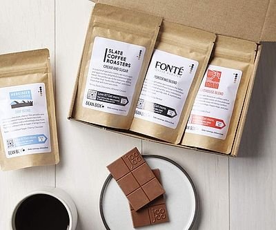 Bean Box Gourment Chocolate Coffee Sampler Set