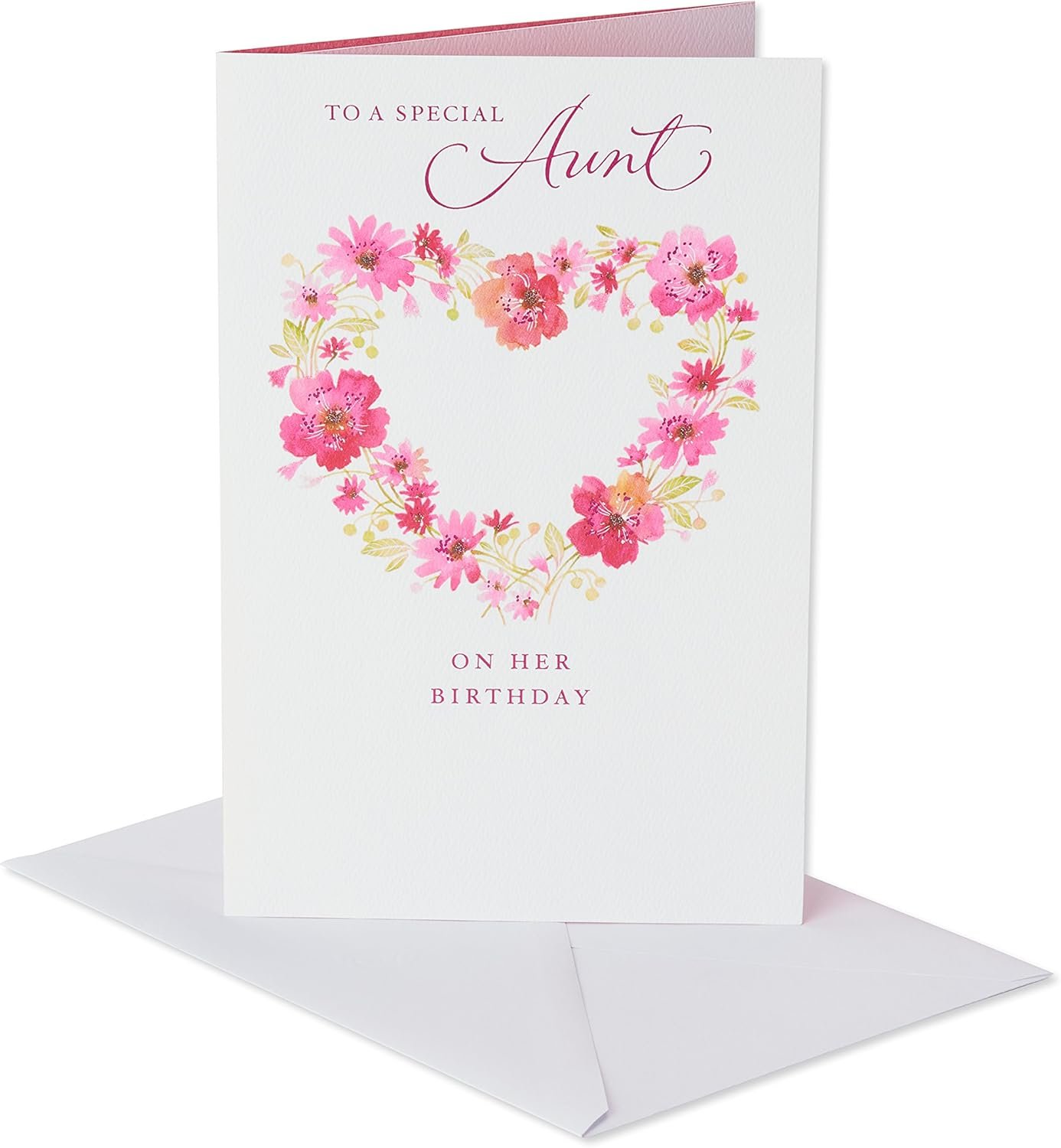 Beautiful Floral Birthday Card for Your Sweet Aunt