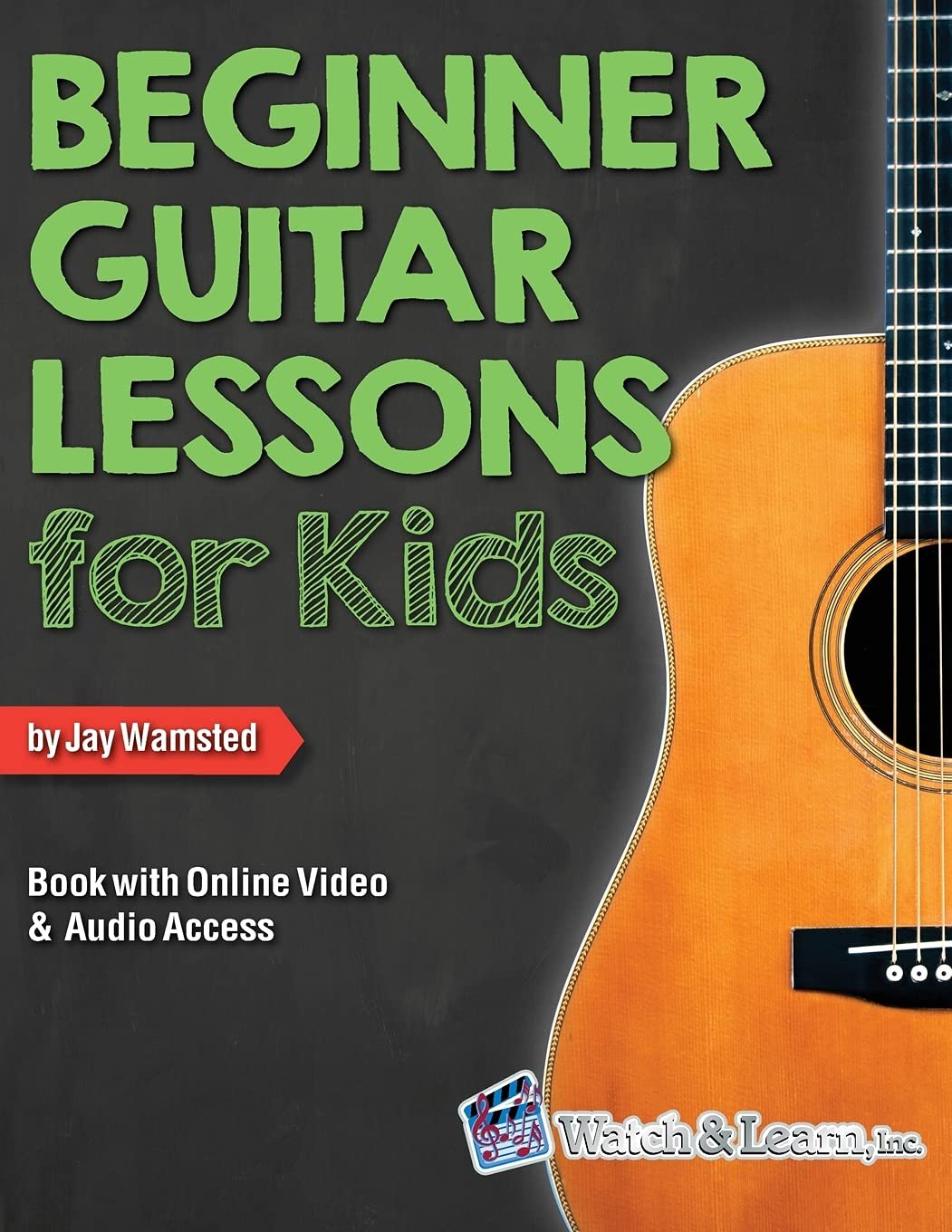 Beginner Guitar Lessons for Kids Book with Videos