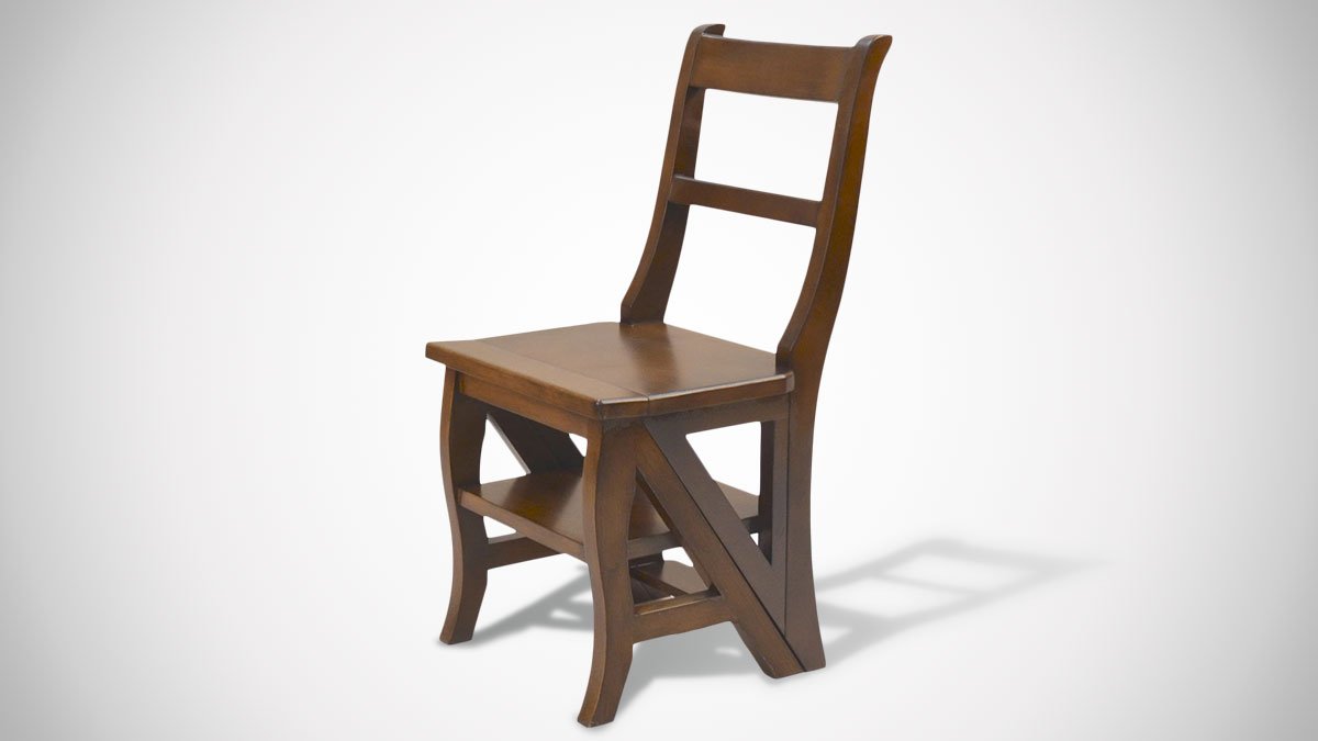 Benjamin Convertible Library Ladder Chair