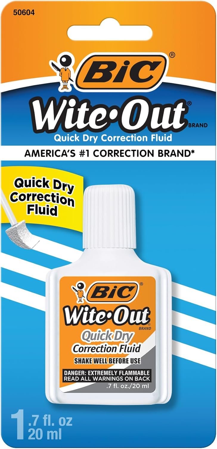 BIC Wite-Out Quick Dry Correction Fluid