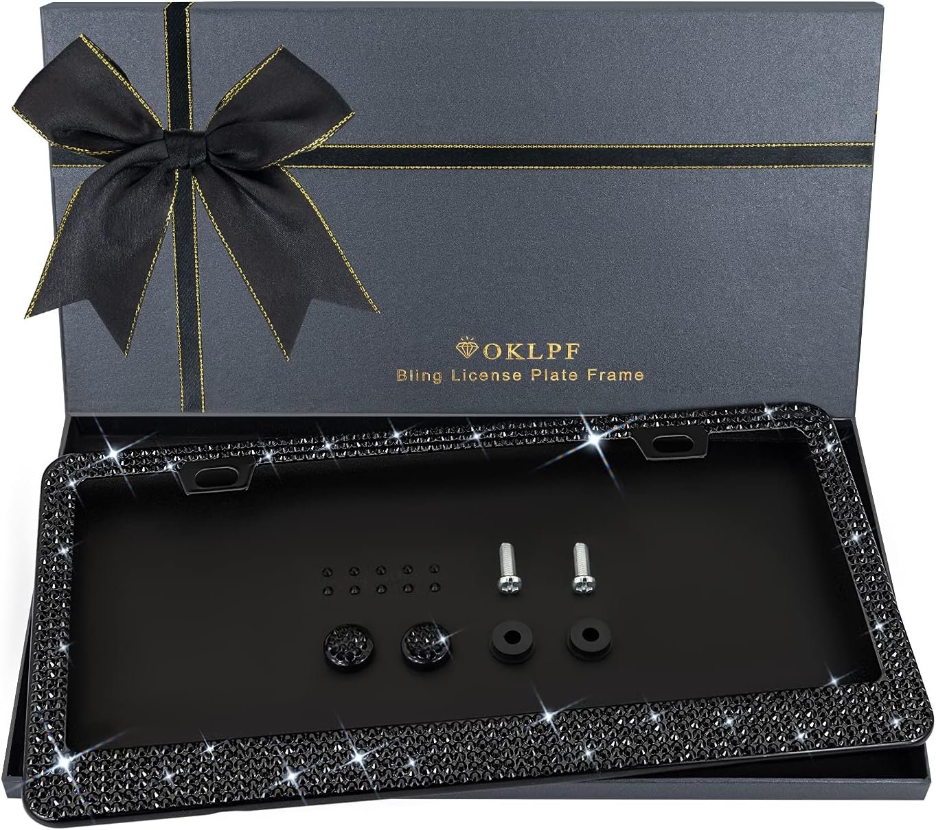 Bling Your Ride: Sparkly License Plate Frame for Women