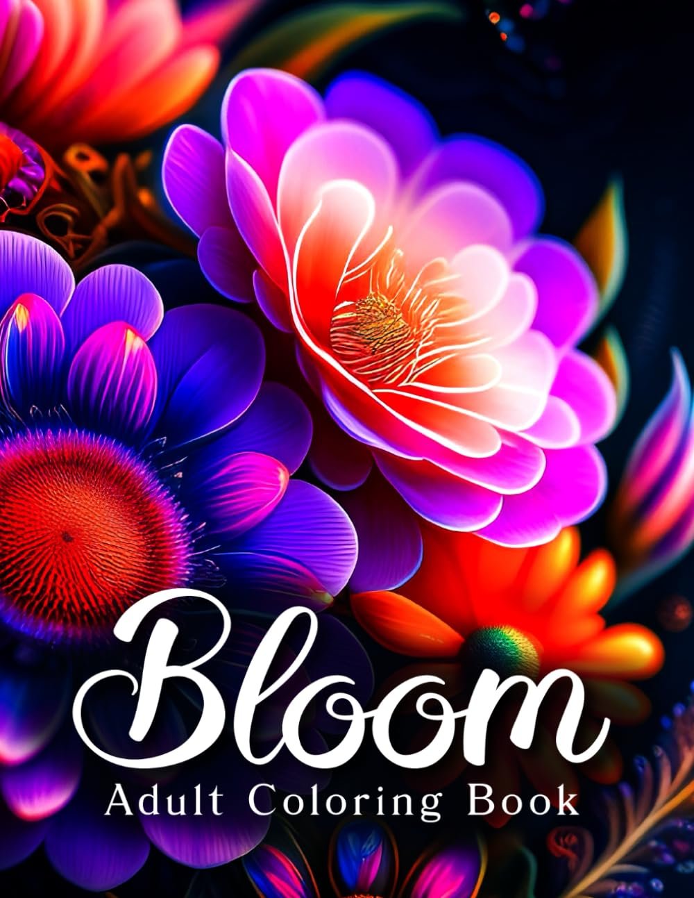 Bloom Adult Coloring Book for Relaxation and Creativity