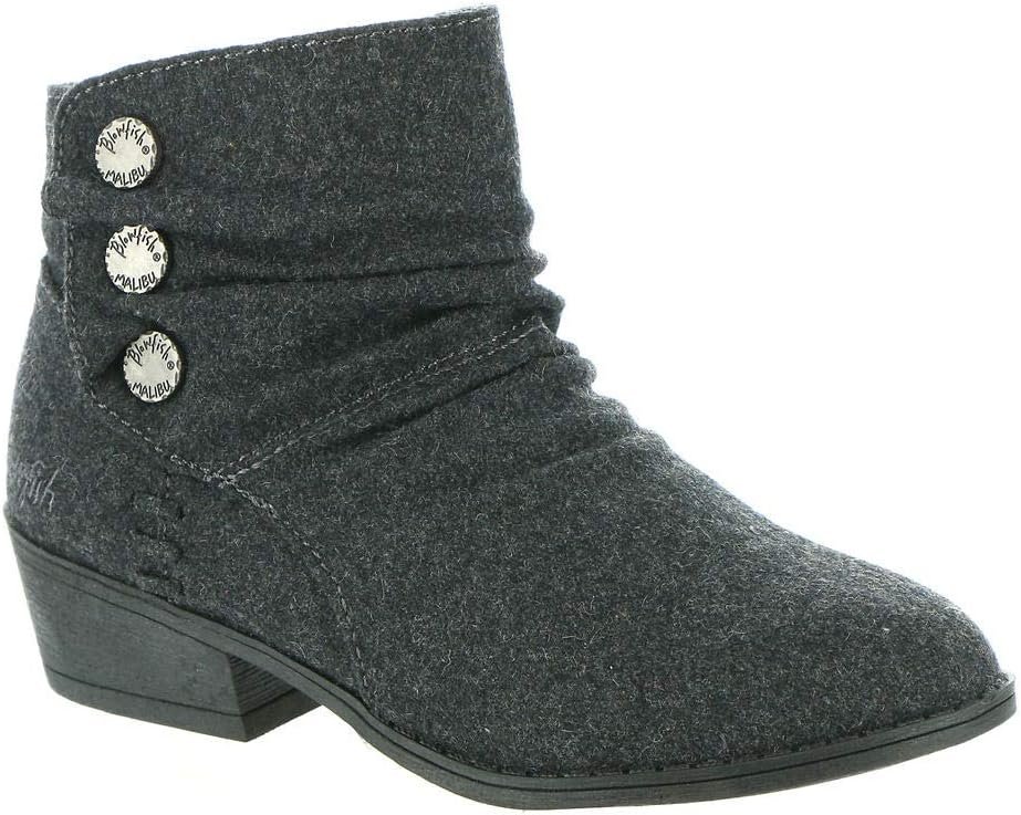 Blowfish Kids Samara Grey Two-Tone Flannel Shoes