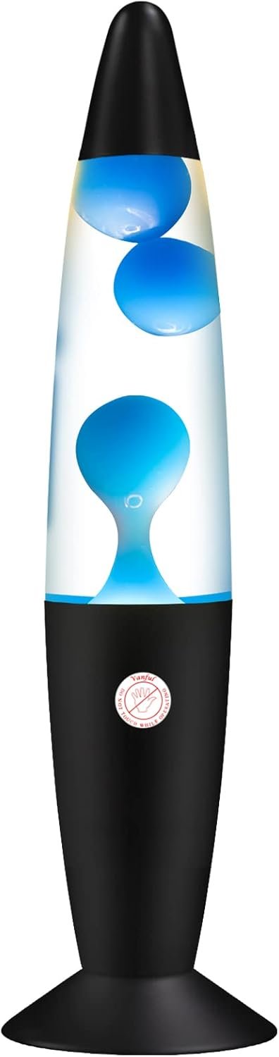 Blue Magma Lamp: Liquid Motion Mood Light for Any Room