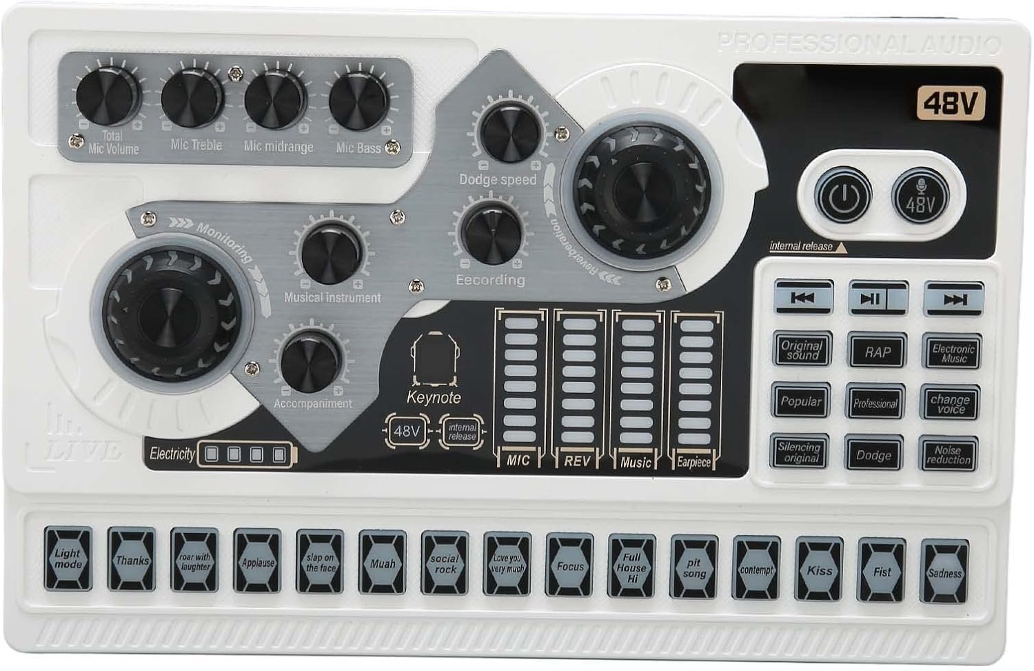 Professional Sound Card for Podcasts, Streaming & Karaoke