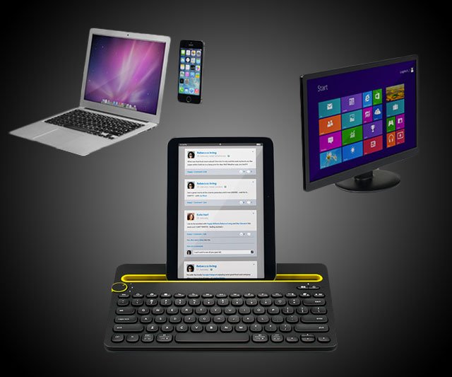 Bluetooth Multi-Device Keyboard