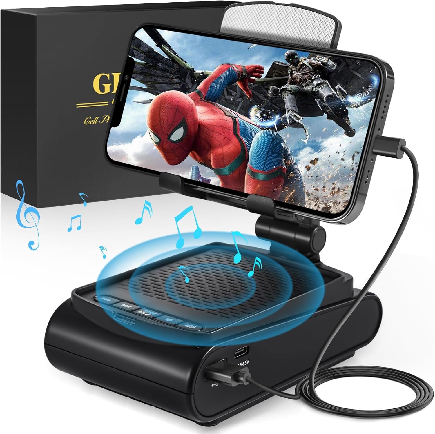 Versatile Bluetooth Speaker and Phone Stand