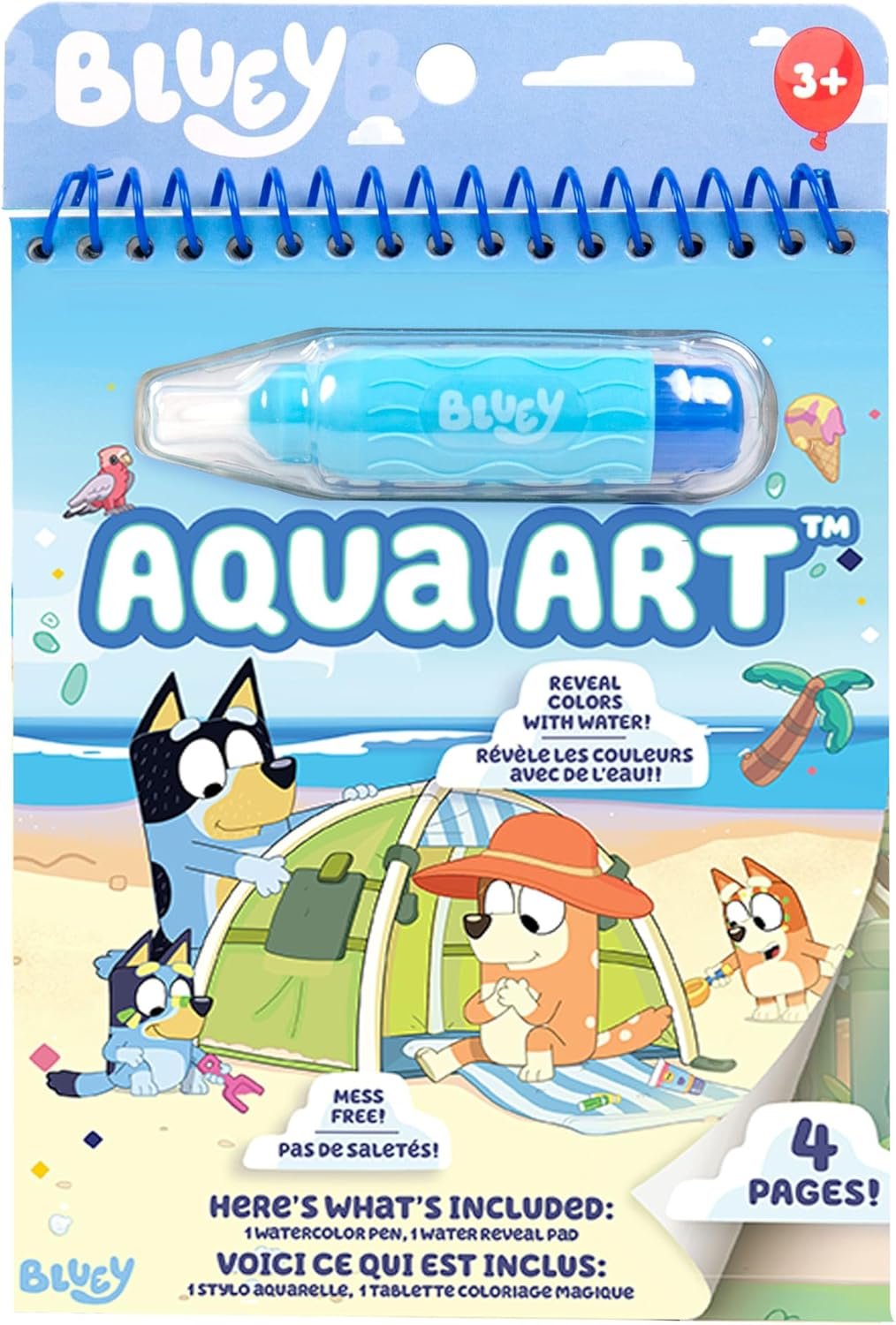 No-Mess Creative Fun with Bluey Aqua Art