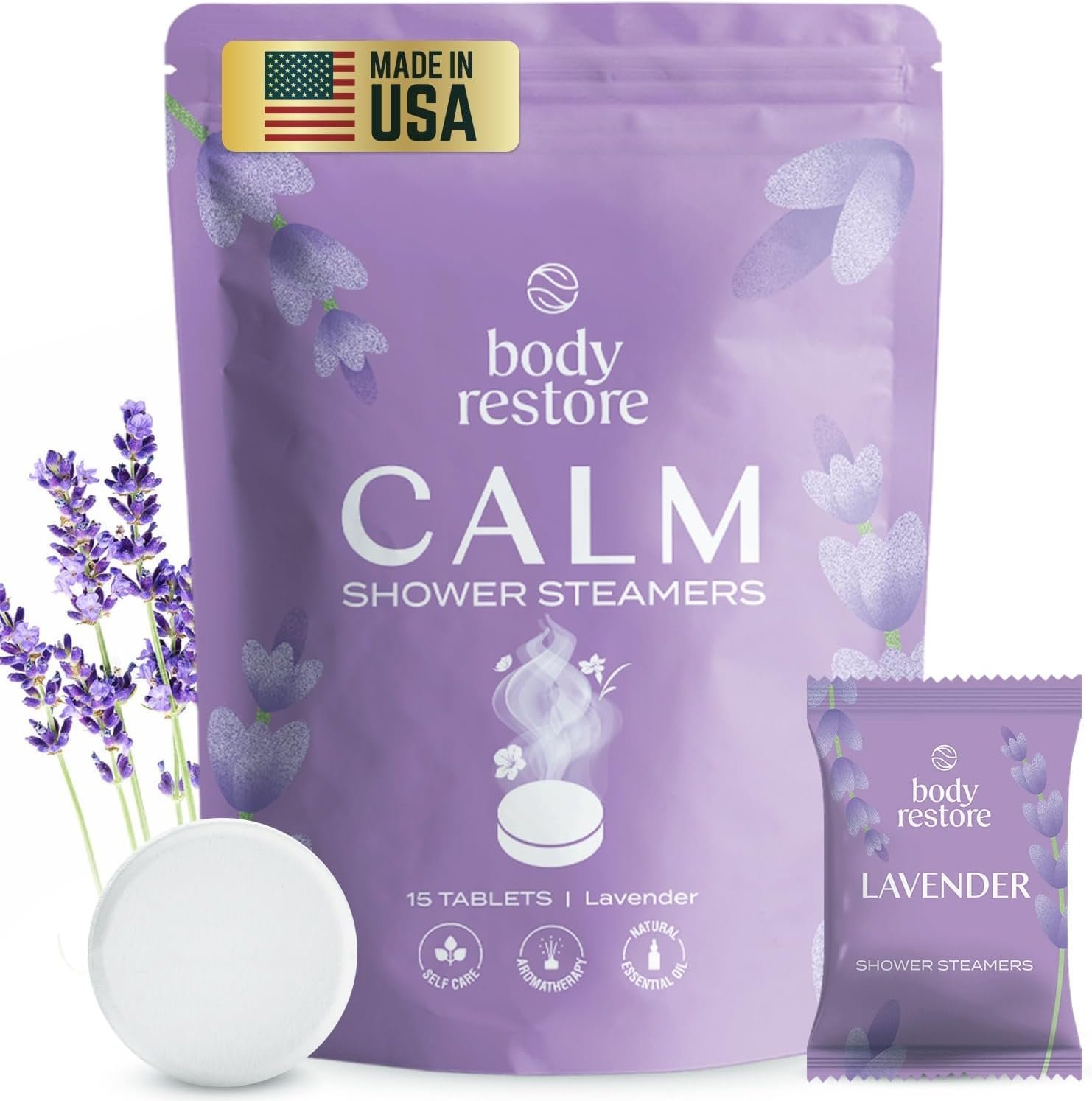 Relaxing Aromatherapy Shower Steamers - 15 Pack
