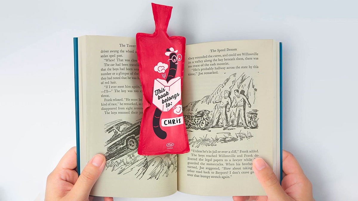 Bookie Cushion - Whoopee Cushion Bookmark