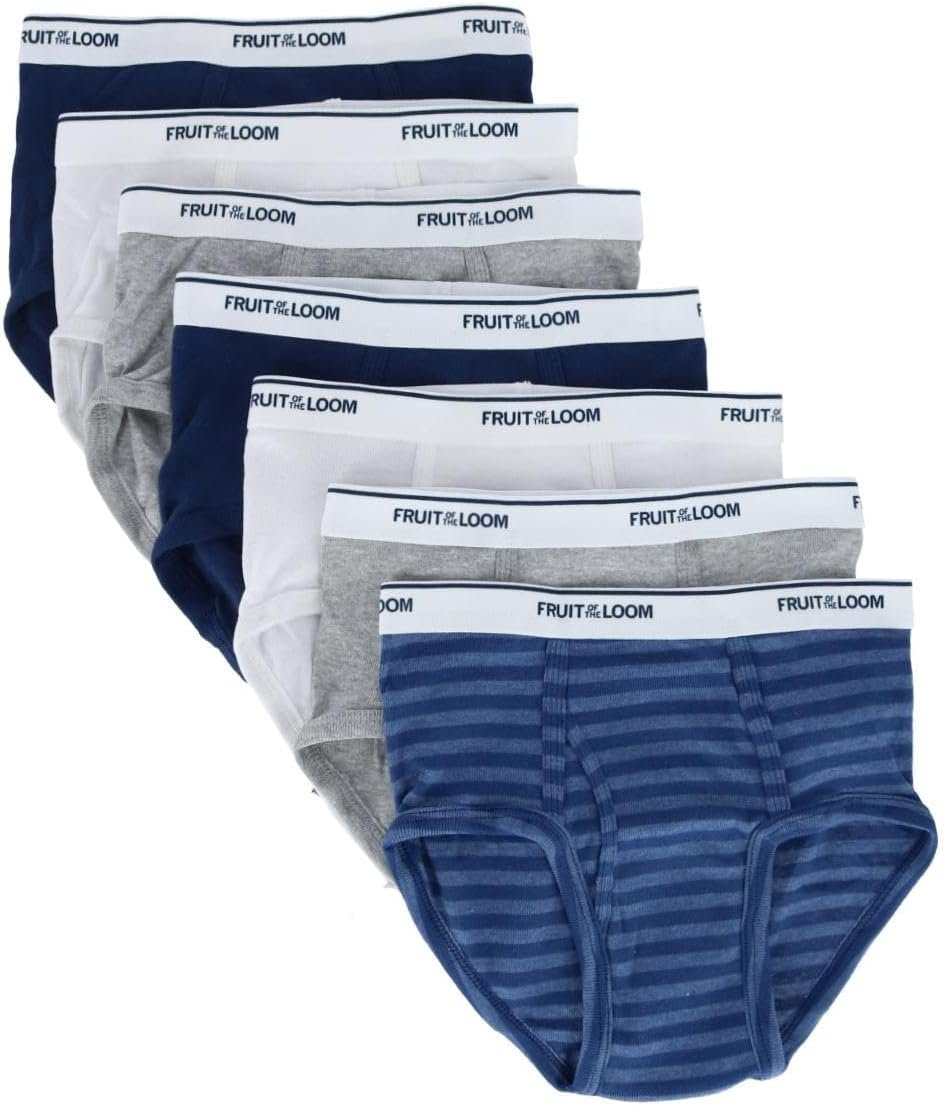 Comfortable Tag-Free Cotton Briefs for Boys