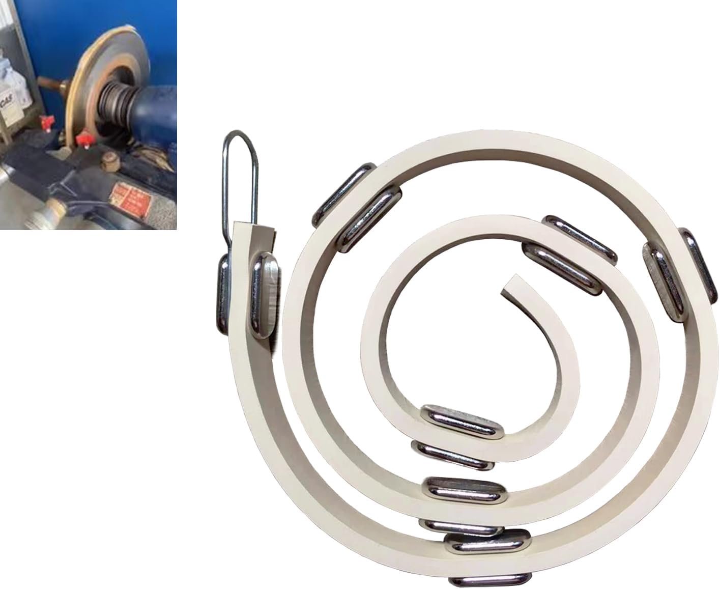 Quiet Brake Lathe Work with Silencer Band