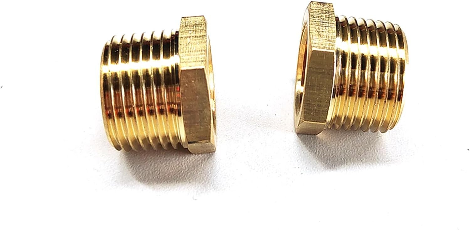 Durable Brass Pipe Adapter Set - 3/8