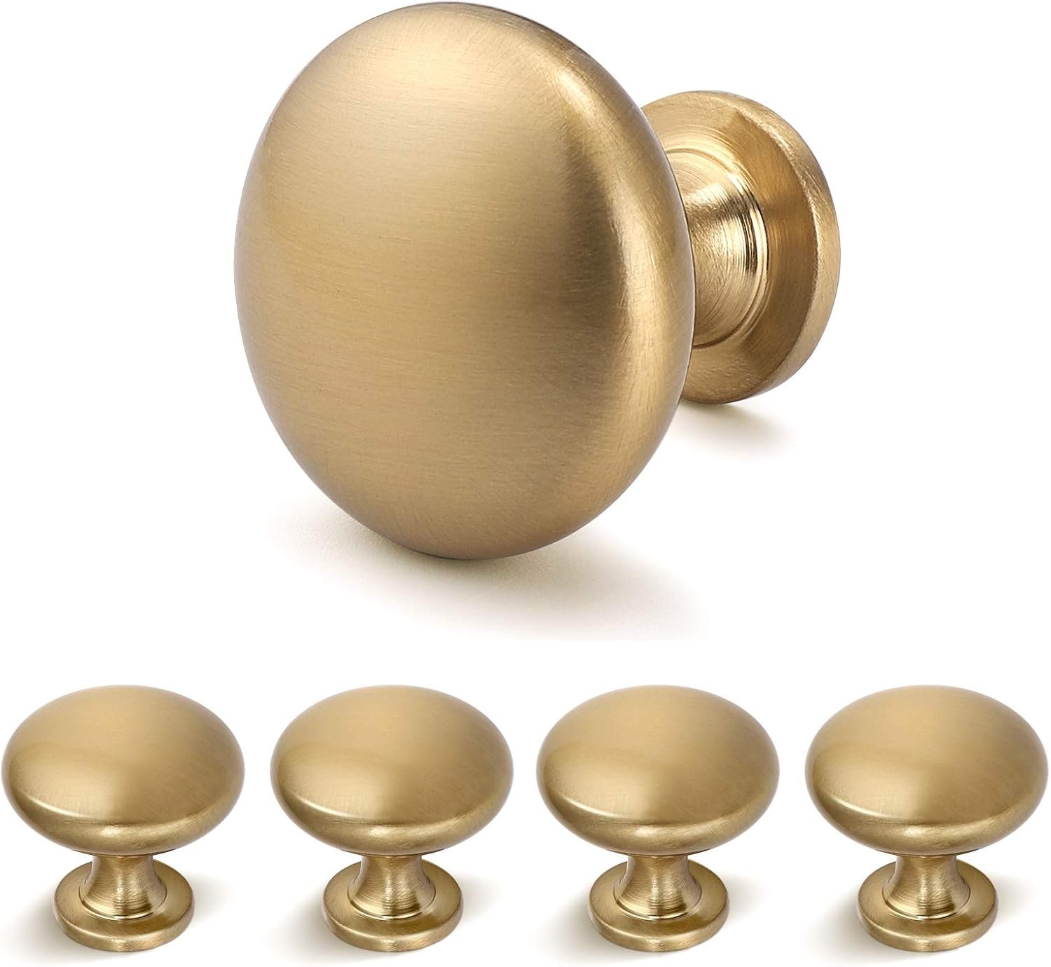 Elegant Brass Cabinet Hardware - Aged Gold Finish
