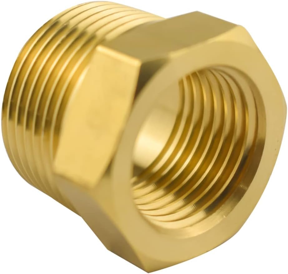 Secure Brass Reducer: Connect 1/4